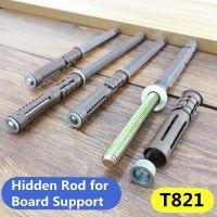 Hidden Rod for Board Shelf Support Metal Shelf Bracket Hidden Floating Shelf Kit Concealed Wall Mounted Bracket T821