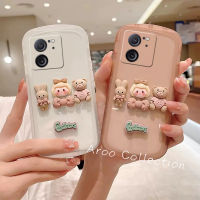 เคสโทรศัพท์ Xiaomi 13T Xiaomi13T Pro 5G เคส Phone Case เคสตุ๊กตากระต่ายหมีสาวใสมีสีสำหรับป้องกันเลนส์5G ฝาปิดแบบนิ่ม2023