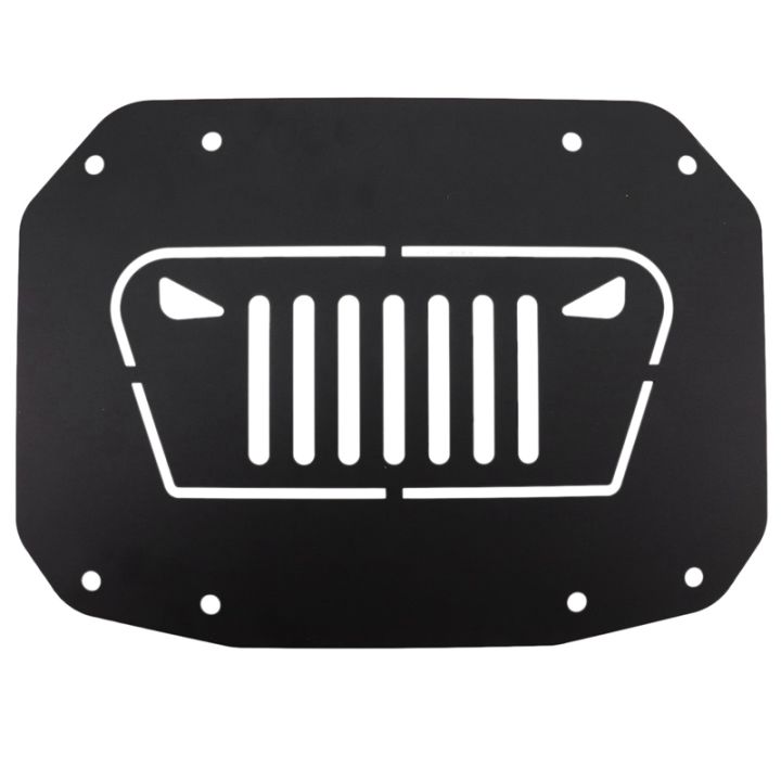 JL Tailgate Vent Cover Spare Tire Carrier Delete Filler Plate Cover for Jeep  Wrangler JL 2018 2019 