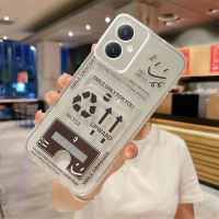 เคสโทรศัพท์กระเป๋าใส่บัตรจากโคนัทสำหรับ VIVO Y27 4G 5G Y36 4G 5G Y35 Y02 Y02A Y02s Y02T Y55 Y15A Y22s Y22 Y33s Y77 Y30 Y15s Y50 5G Y21 Y16 Y33T Y75การ์ตูนนักบินอวกาศเคสช่องเสียบการ์ดโทรศัพท์ TPU แบบนิ่ม