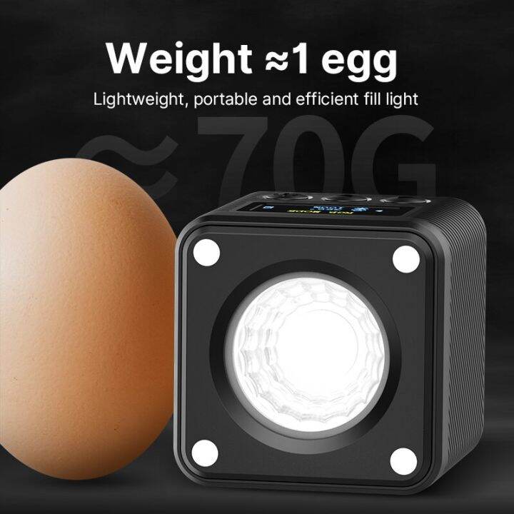 ulanzi-l2-rgb-cob-video-light-stepless-dimmable-led-lamp-for-gopro-dslr-camera-with-led-display-magnetic-mini-vlog-fill-light-phone-camera-flash-light