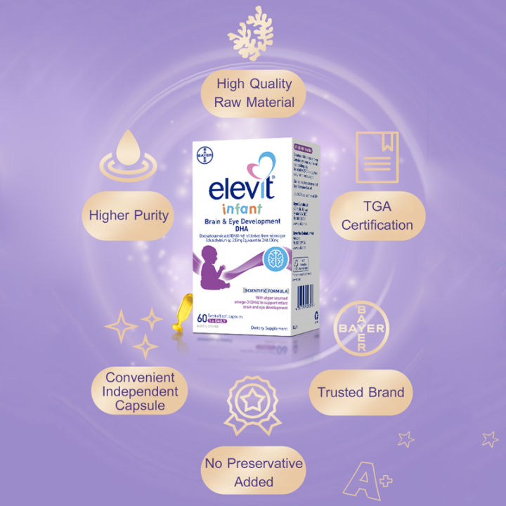 elevit-infant-dhaเด็ก-100mg-algae-oil-omega-3-บำรุงสมอง-วิตามินเด็ก