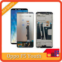 6.0 สำหรับ OPPO F5 Youth จอ LCD A73 CPH1723 A73T หน้าจอสัมผัส CPH1727ชุดประกอบดิจิไทเซอร์อะไหล่ซ่อมโทรศัพท์กรอบ