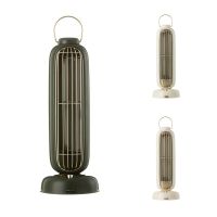 USB Tower Fan 3600MAh Battery Rechargeable Aromatherapy Leafless Tower Fan Portable Desktop Air Cooler for Home Study