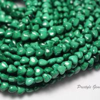 Meihan Wholesale Malachite Heart Shape 6mm 8mm loose beads stone for jewelry making design DIY