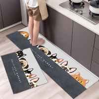 Modern Kitchen Mat Home Entrance Doormat Hallway Bedroom Living Room Decoration Floor Carpet Balcony Bathroom Anti-Slip Long Rug