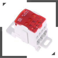 WonderfulBuyinge UKK80A Terminal BLOCK จำนวนมาก OUT DIN Rail Distribution BOX ตัวเชื่อมต่อสายไฟไฟฟ้า