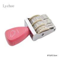 【❉HOT SALE❉】 wudunfu Lychee Life แสตมป์แบบ Diy ลายวินเทจแบบสุ่มสีแบบมีล้อและวันที่