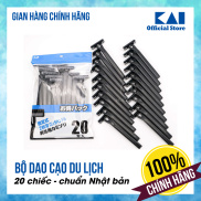 Set 20 chiếc dao cạo râu nội địa Nhật LUF-20Pxài cả năm chưa hết