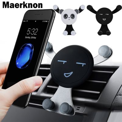 Universal Car Air Vent Mobile Phone Holder Gravity Support Car Holder For iPhone Samsung Xiaomi Mobile Cell Stand Smartphone GPS