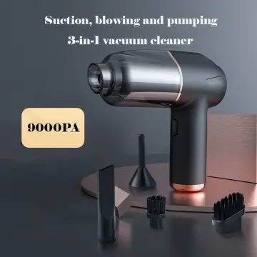 9000Pa Wireless Car Vacuum Cleaner USB Charging 1200mAh Portable Cleaning  Appliance Mini Wet and Dry Vacuum