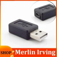 Merlin Irving Shop High Speed Mini USB B 5 Pins Female Jack to USB A 2.0 Male Connector Adapter  Extended Cable