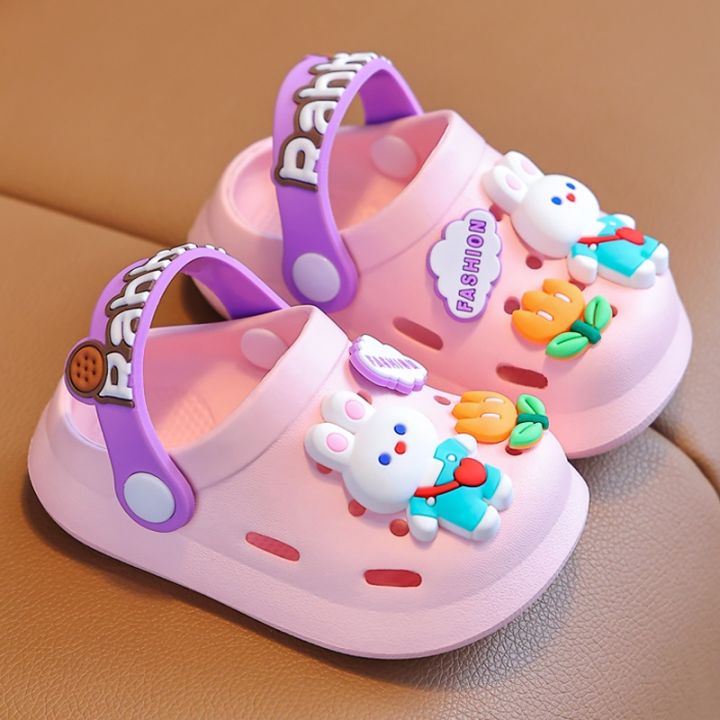 new-2023-baby-cute-sandals-for-boys-girls-cartoon-kids-shoes-summer-toddler-flip-flops-children-home-beach-swimming-slippers