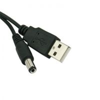 1M Usb To Dc 5มม.สายไฟ Usb A Male To 5.5สายเชื่อมต่อสัญญาณอะแดปเตอร์เครื่องชาร์จอุปกรณ์ไฟ5V สำหรับฮับ Usb สายไฟพัดลม