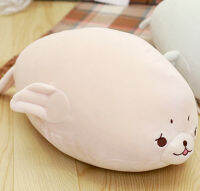 [In stock] ตุ๊กตาแมวน้ำขนเป็ด หมอนกอดของเล่นผ้าพลัฌ สนับสนุนเอว