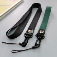 Mobile phone hang rope pure color joker contracted bold men and women with hanging neck rope knob wrist band short key anti lost