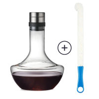 1000-1500ml Creative Reversible Waterfall Wine Decanter Red Wine Bottle with Brush Fashion Home Bar Gift Separator