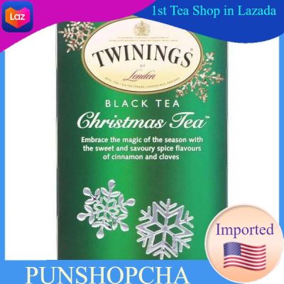 Twinings, Black Tea, Christmas Tea, 20 Tea Bags ชาเพื่อสุขภาพ​ ชาคริสมาส ชาทไวนิงส์