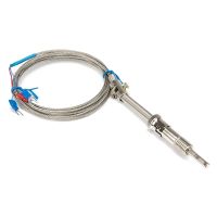 New Product FTARS01 PT100 Type 2M Cable M12 Pressure Spring Head Temperature Sensor WZPT-01