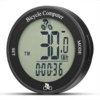 New Large Round Screen Wireless Waterproof Backlit Speedometer Black Or White Background LCD Screen Mountain Bike Equipment