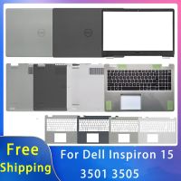 J76ใหม่สำหรับ Inspiron อะไหล่กรอบหุ้มแล็ปท็อป15 3501 3505ปกหลัง Lcd/ฝาปิดโน้ตบุค/ที่วางแขน/ด้านล่าง/แป้นพิมพ์