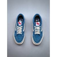 พร้อมส่ง Van * Sk8-Low Reissue Sf รองเท้าผ้าใบลําลอง สีเขียว สไตล์เร สําหรับผู้ชาย ผู้หญิง เหมาะกับการเล่นสเก็ตบอร์ด 9FPW