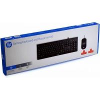 083.KEYBOARD AND MOUSE USB HP GAMING (KM100) Black