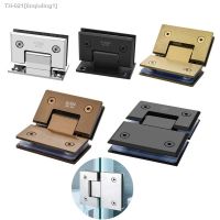 ✺ 1Pcs Stainless Steel Frameless Glass Door Hinge of Bathroom Folding Glass Clip Bathroom Accessories 90/135/180 Degrees