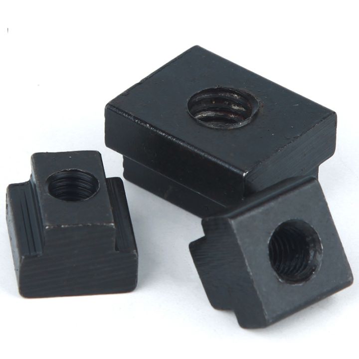 45-steel-hot-t-nut-t-block-t-groove-pressing-plate-nut-8-8-grade-m6-m8-m10-m12-m16-m18-threads-oxide-finish-t-slot-1-2pcs-nuts