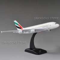 ของเล่นโมเดลเครื่องบินโลหะ 1:400 Diecast Airbus A380 Emirates Airlines