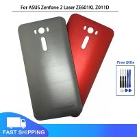 lipika Grey Red Battery Housing Cover Back Rear Door Case For Asus Zenfone 2 Laser ZE601KL Z011D Mobile Phone Back Lid Phone Accessory