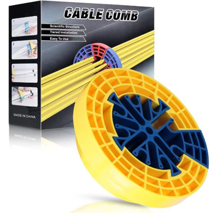 uni-อุปกรณ์เครือข่าย-carding-cable-หวีทนไฟสายพลาสติก-abs-organizer