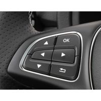 Car Black Steering Wheel Button Assembly Trim Cover for GLS Car Accessories