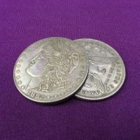 Corinada Super Flipper Coin Butterfly Copper  Morgan Dollar Coins Magic Tricks For Magician Close Up Mentalism Comedy Magia Toys Joke