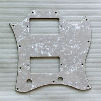 Donlis ขาย Humbucker Pickup กีตาร์ SG Pickguard กีตาร์แนววินเทจสีขาวเต็มขนาด