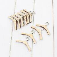 Chiwanji Wooden Clothes Hanging Shelf 10 Pieces Hook Hanger for 12 Blythe Dolls