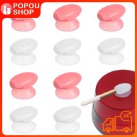 POPOUSHOP แปรงริมฝีปากซิลิโคน 10pcs ครอบคลุมแปรงป้องกันริมฝีปากที่หายไป