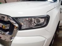 Matte Black Ford Ranger 2015 Front Lights Cover / Everest