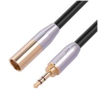 3.5mm Stereo Jack Plug Audio Cable 3.5mm Stereo Jack Plug to 3 Pin XLR Male Microphone Audio Cable Cord Adapter 0.3M