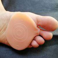 ซิลิโคนรองฝ่าเท้าหรือจมูกเท้า สําหรับสุภาพสตรีใส่รองเท้าส้นสูง Forefoot Pad