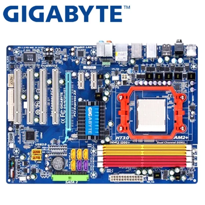 1 GIGABYTE GA-M720-US3 Desktop Motherboard 720D For AMD Socket AM2 AM2 ...