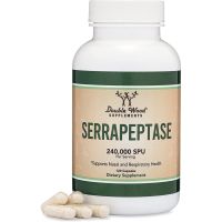 Double wood Serrapeptase 240,000 SPU 120 Capsules