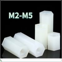 M2 M2.5 M3 M4 Nylon Hex Standoff Spacer White Female to Female Screw 5-50mm Length 20/50pcs