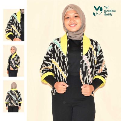 Fashionable Blazer Batik Solo Stamp Kirana - Yul Gendhis Batik