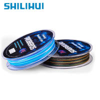 SHILIHUI สายเบ็ดตกปลา PE 4เกลียวถัก100,สายเอ็นตกปลาแบบหลายเส้นใยยาว10LB-100LB เมตรอุปกรณ์ตกปลาแบบเรียบสำหรับหล่อเบสหมุนรอกตกปลา