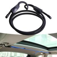 Rubber Elastic Strap Car Clothesline Hook for Luggage Rack Trunk RV