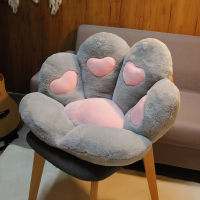 7080CM Soft Cat Paw Pillow Animal Seat Cushion Stuffed Bear Paw Plush Sofa Indoor Floor Home Decor Winter Children Girls Gift