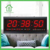 spot ✶BestoreHome นาฬิกาดิจิตอล LED DIGITAL CLOCK แขวนผนัง 48x18.9x3.5 ซ.ม รุ่น 4819 (ตัวเลขสีแดง)✍