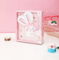 Line Note Rabbit Cartoon Hand Book Lovely Diary Notebook Plush