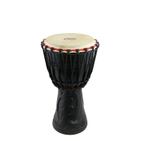 COCO - Djembe ทรงดั้งเดิมสีดำขนาด 10 นิ้ว